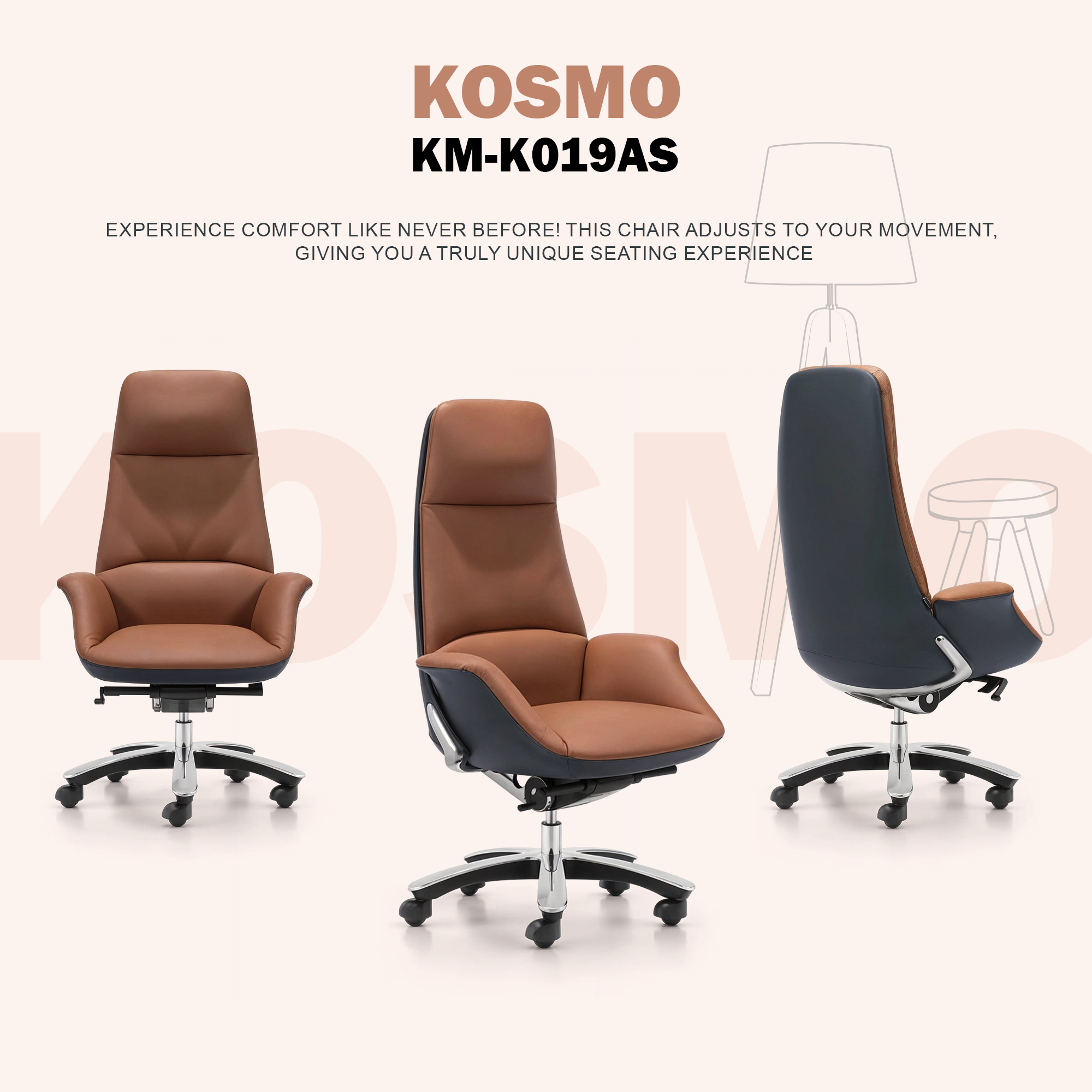 K019AS Kosmo Executive Chair