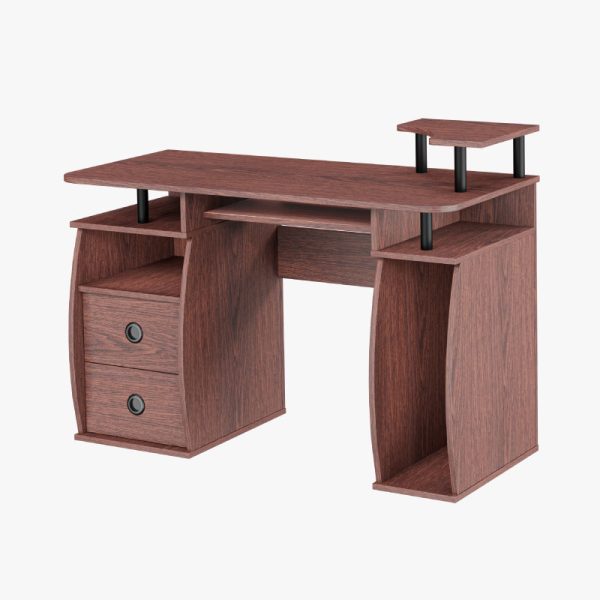 Walnut SmartEdge Computer Desk Desk
