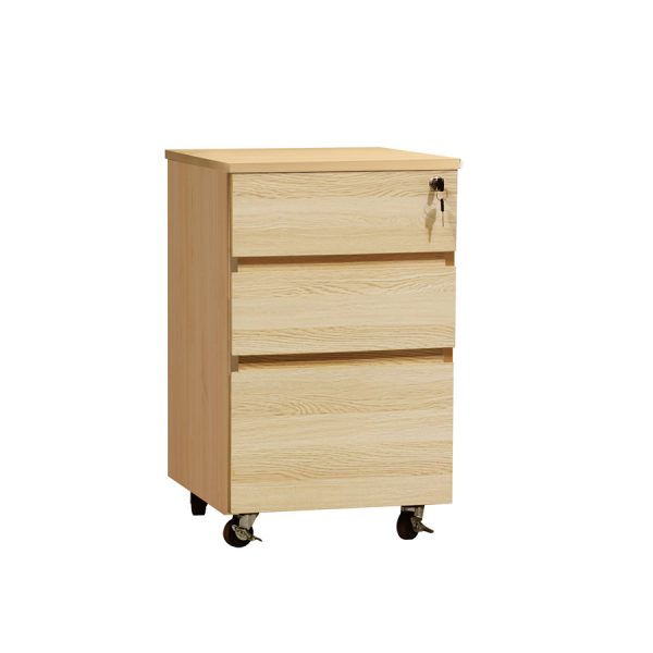 LB Beach 3 Unit Central Lock Movable Mobile Drawer