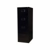 Mild Steel 4 Drawer File Cabinet - Black